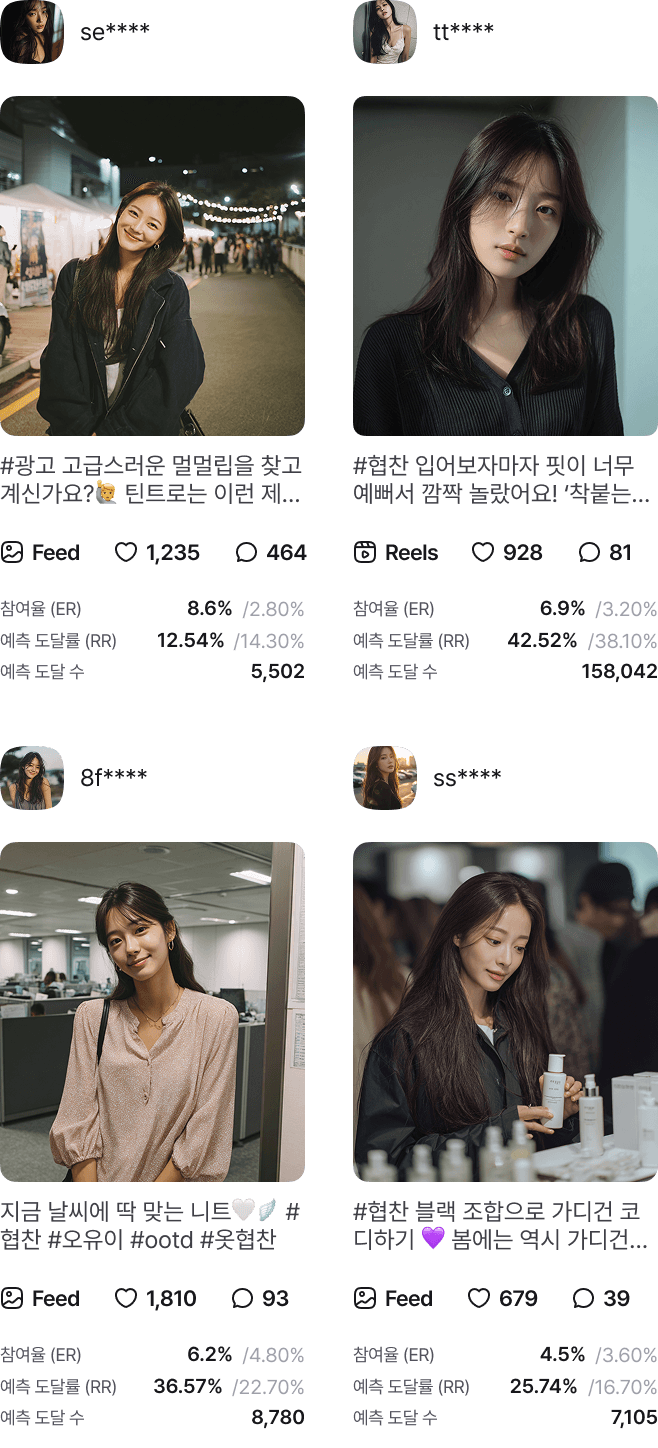 네이머스 계정 분석 카드