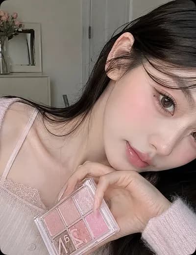 반응 너무 핫해서 기쁜 나머지 메이크업 정보 먼저 뿌리기🥹🧡 헤어 스타일링 초 ...